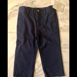 NWT! Carter’s boys navy blue chinos